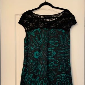 Express Lace and Pattern Dress
